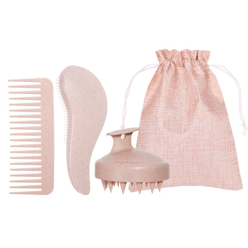 COFFRET CAPILLAIRE ÉCO-LUXE — PEIGNE, BROSSE & BROSSE SHAMPOING – Image 2