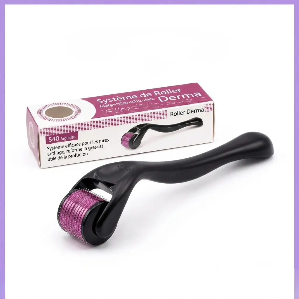 Derma Roller 540 aiguilles pour le cuir chevelu